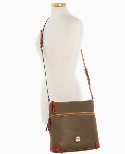 Pebble Grain Large Tassel Crossbody