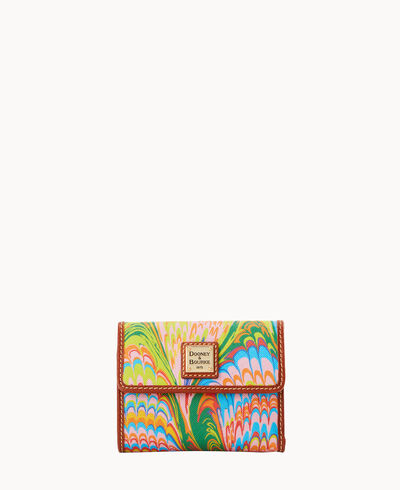 Plumes Small Flap Wallet