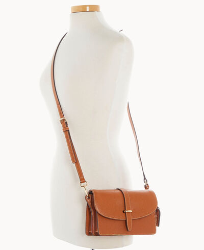 Saffiano Small Flap Crossbody