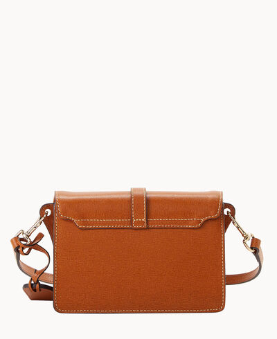 Saffiano Small Flap Crossbody