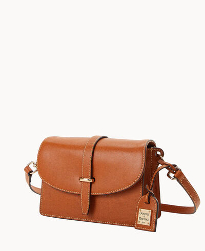 Saffiano Small Flap Crossbody