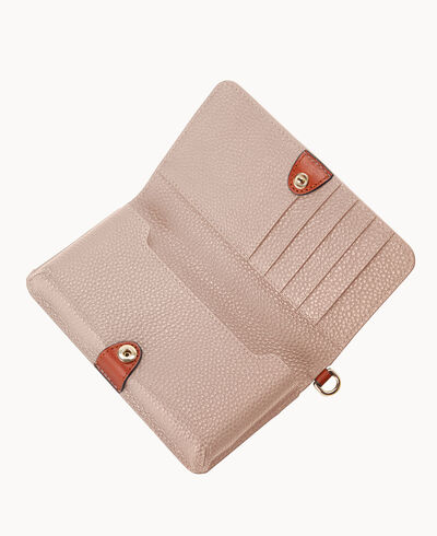 Pebble Grain Fey Phone Wristlet