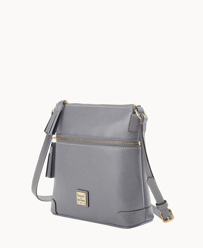 Saffiano Small Tassel Crossbody