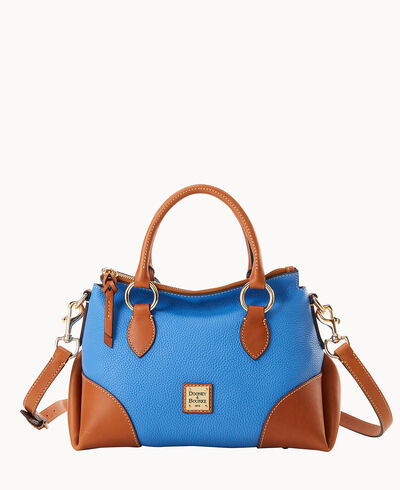 Pebble with Florentine Trim Satchel 30