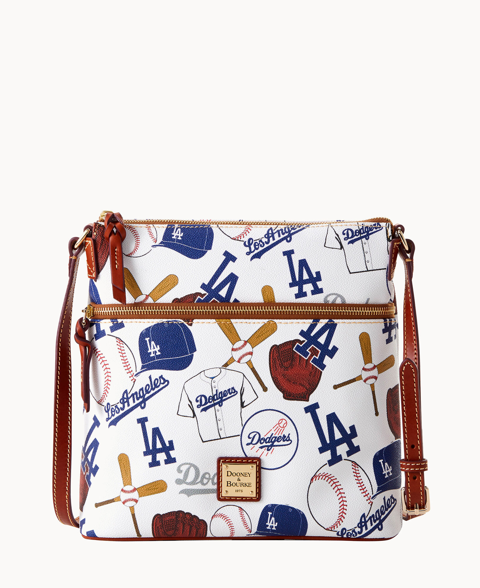 Los Angeles Dodgers Dooney & Bourke Sporty Monogram Continental Clutch