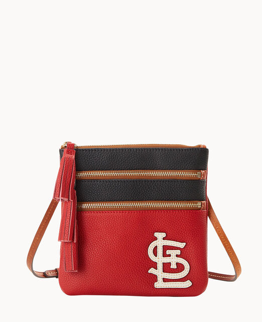 MLB Cardinals Triple Zip Crossbody