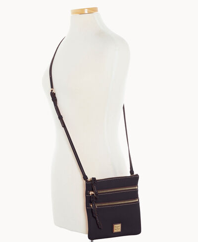 Triple Zip Crossbody