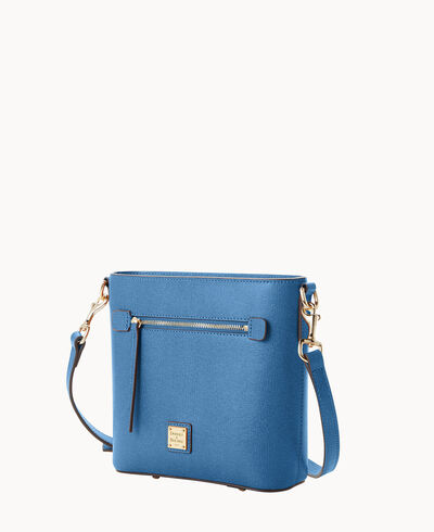 Saffiano Small Zip Crossbody