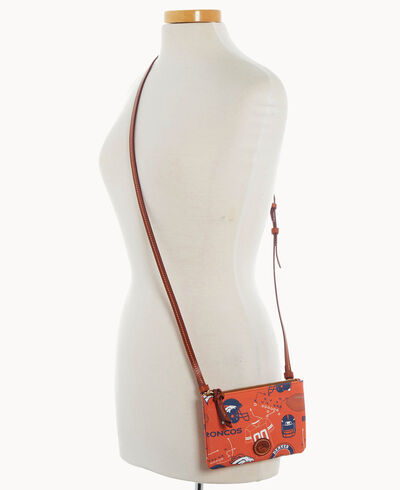 NFL Broncos Top Zip Crossbody