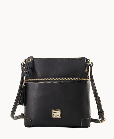 Saffiano Small Tassel Crossbody