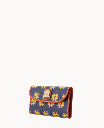 Collegiate University of Notre Dame Continental Clutch