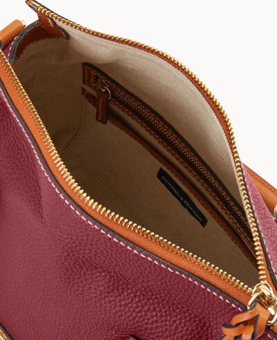 Pebble with Florentine Trim Satchel 30