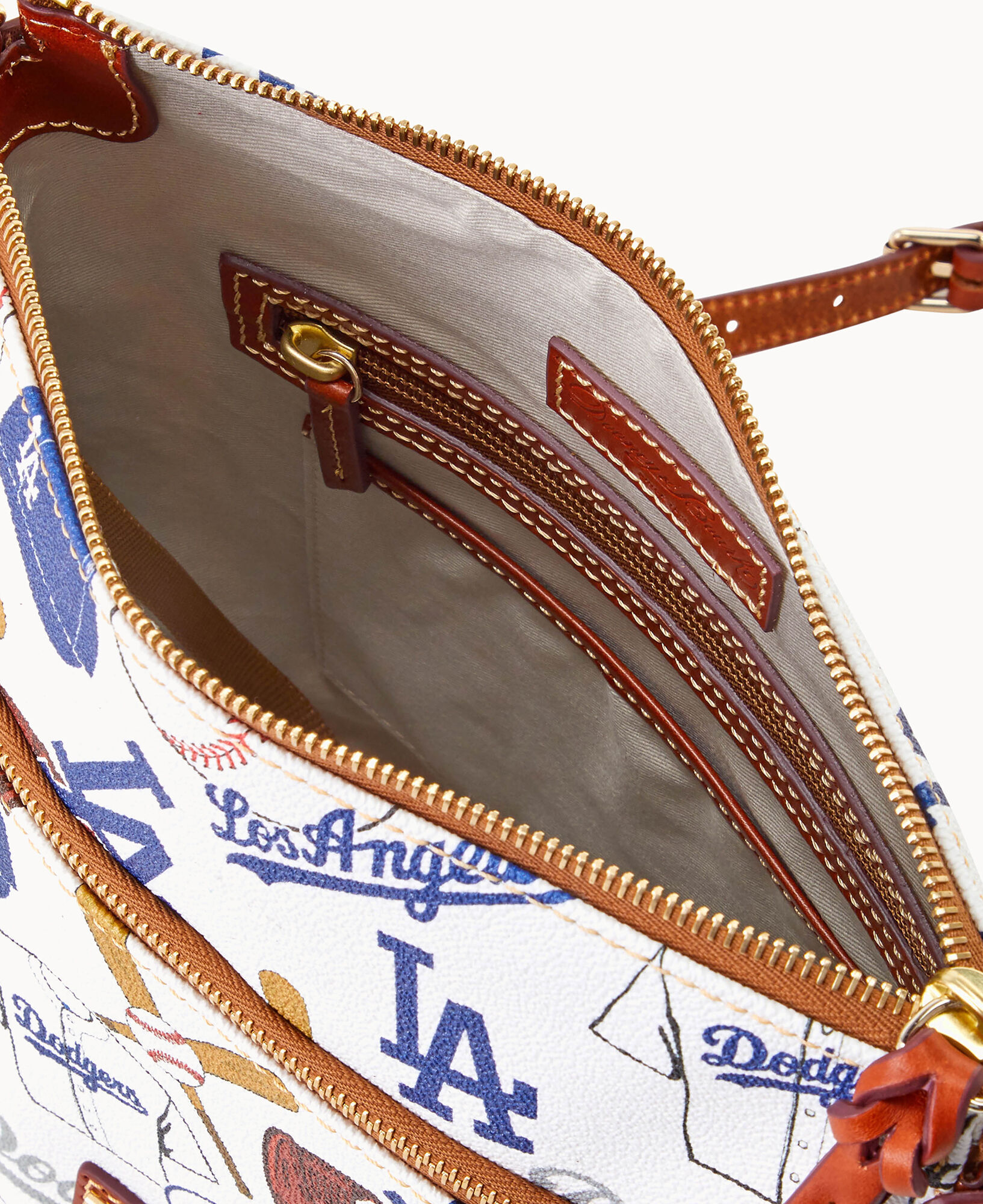 Dooney & Bourke Los Angeles Dodgers Large Zip Around Wristlet Wallet