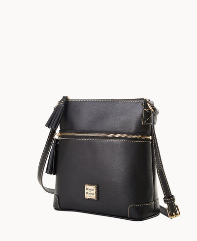 Saffiano Small Tassel Crossbody