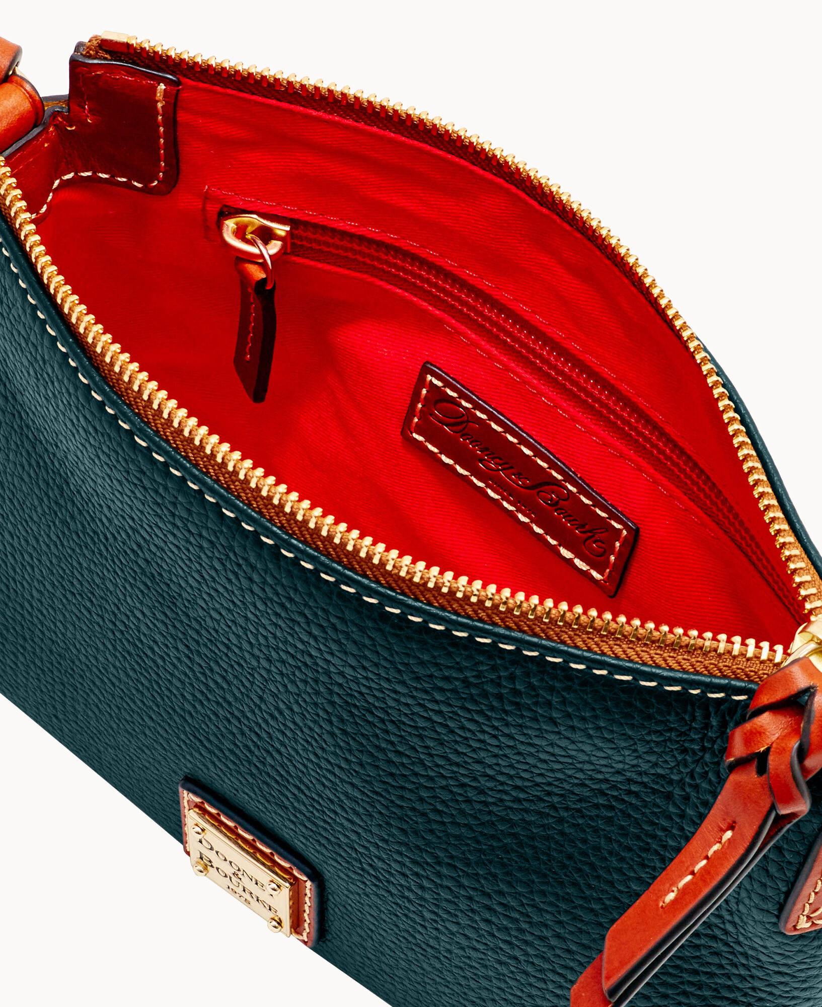 Dooney & Bourke - Pebble Leather Camera Crossbody Bag Purse Green