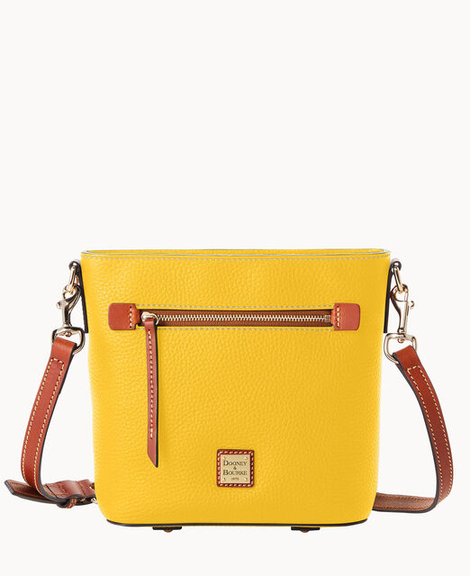 Pebble Grain Small Zip Crossbody