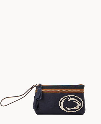 Collegiate Penn State Double Zip Wristlet