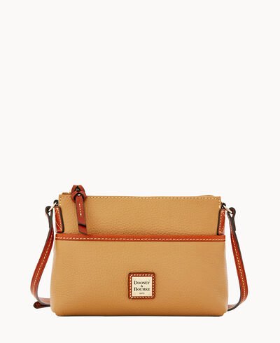 Pebble Grain Ginger Crossbody