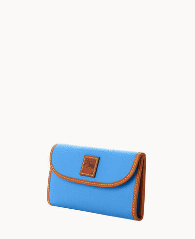 Pebble Grain Continental Clutch