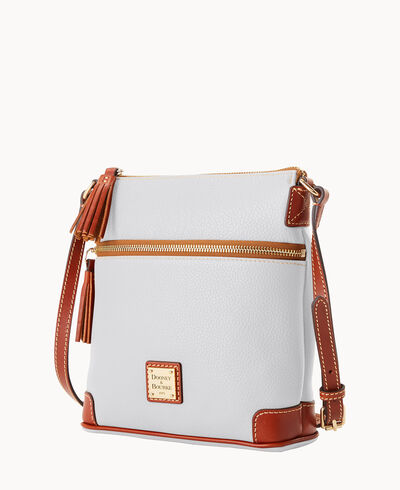 Pebble Grain Small Tassel Crossbody