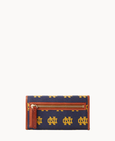 Collegiate University of Notre Dame Continental Clutch