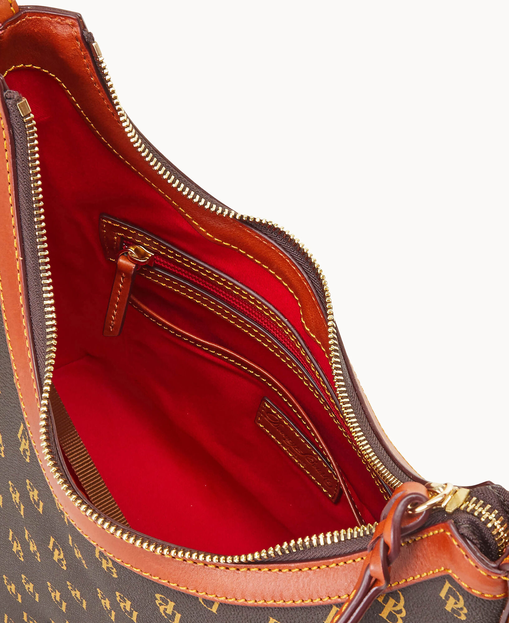 Dooney & Bourke Handbag, Gretta Small Zip Crossbody - Bordeaux: Handbags