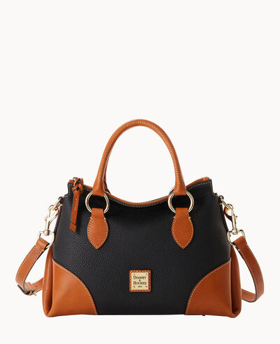 Pebble with Florentine Trim Satchel 30