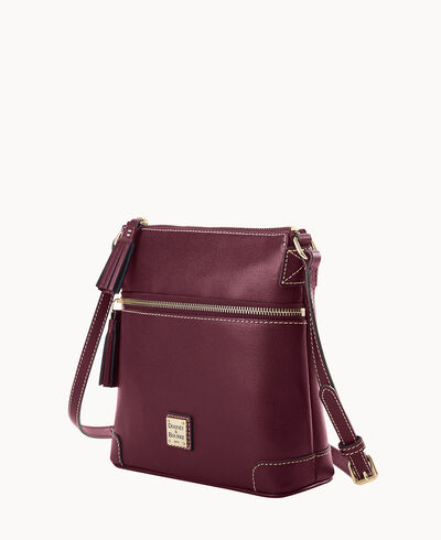 Saffiano Small Tassel Crossbody