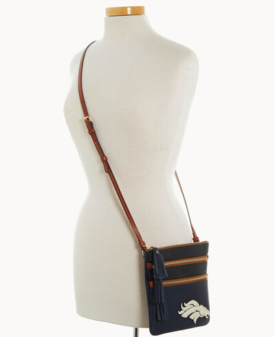 NFL Broncos Triple Zip Crossbody