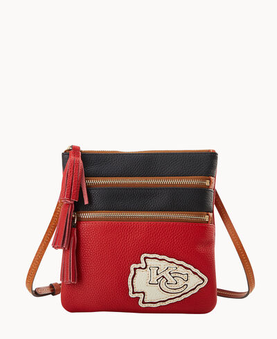 NFL Chiefs Triple Zip Crossbody