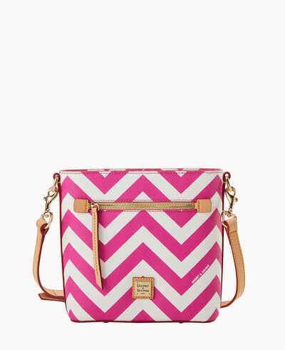 Chevron Small Zip Crossbody