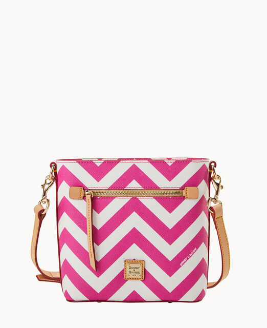 Chevron Small Zip Crossbody