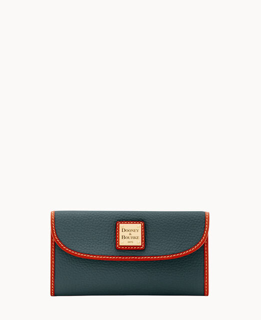 Pebble Grain Continental Clutch