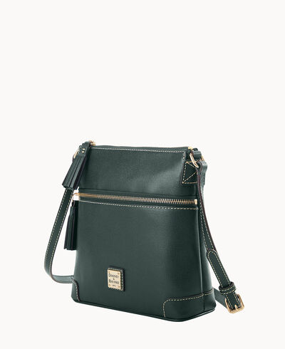 Saffiano Small Tassel Crossbody