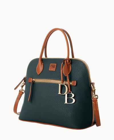 Pebble Grain Large Domed Satchel