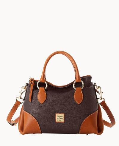 Pebble with Florentine Trim Satchel 30