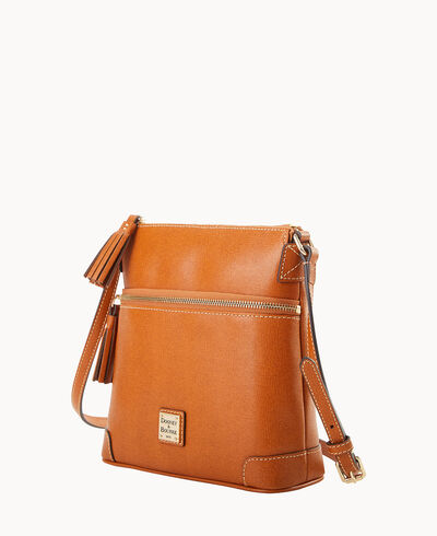 Saffiano Small Tassel Crossbody