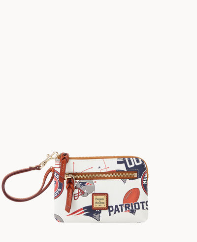 NFL Patriots Zip Around Wristlet