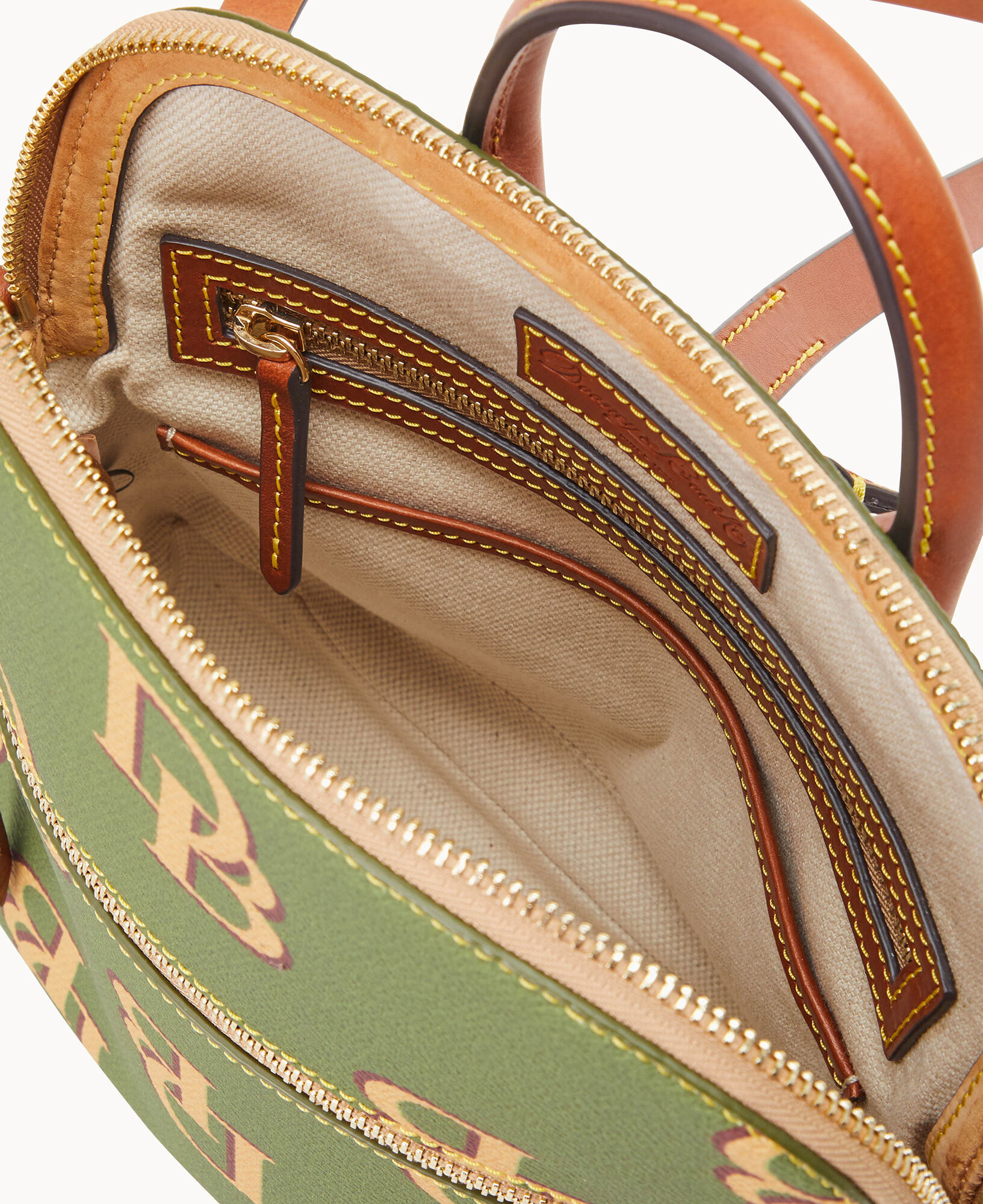 Large Monogram Leather Backpack