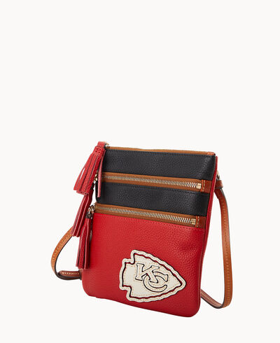 NFL Chiefs Triple Zip Crossbody