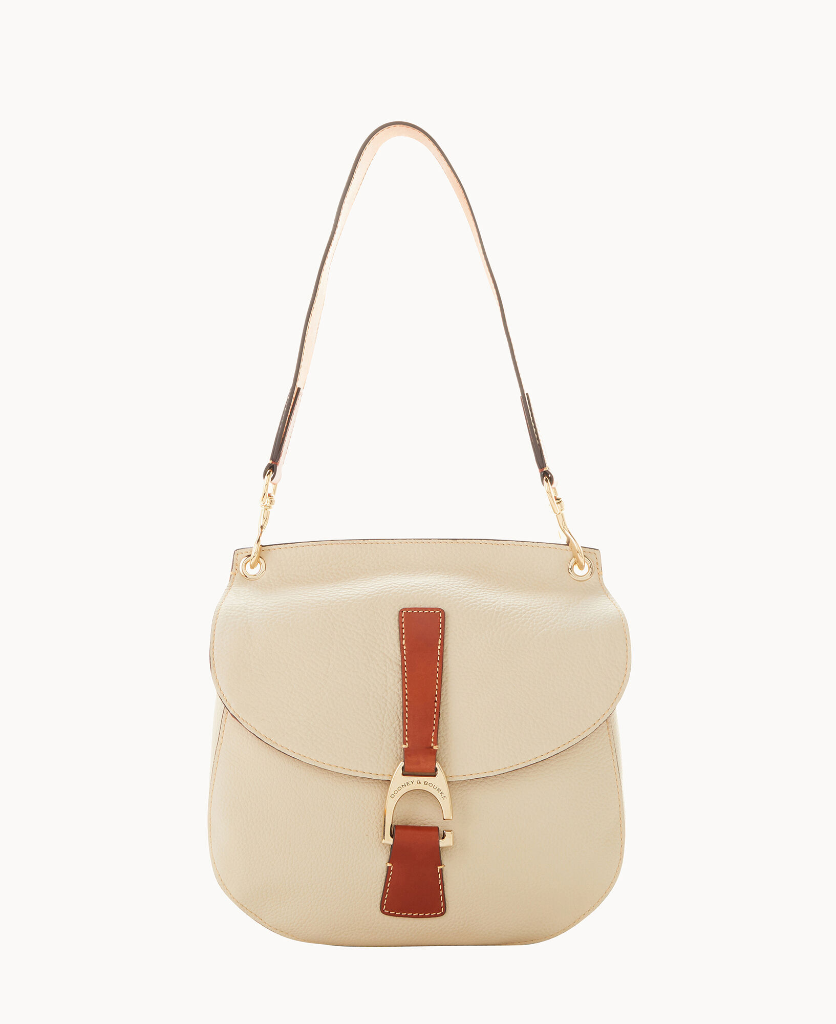 reese large pebbled leather shoulder bag