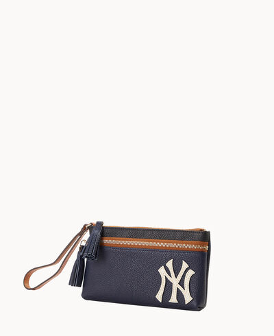 MLB Yankees Double Zip Wristlet