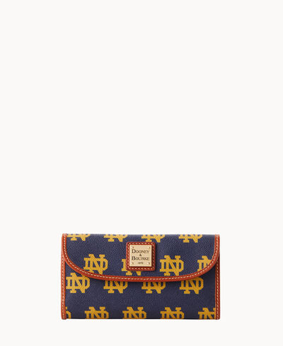 Collegiate University of Notre Dame Continental Clutch