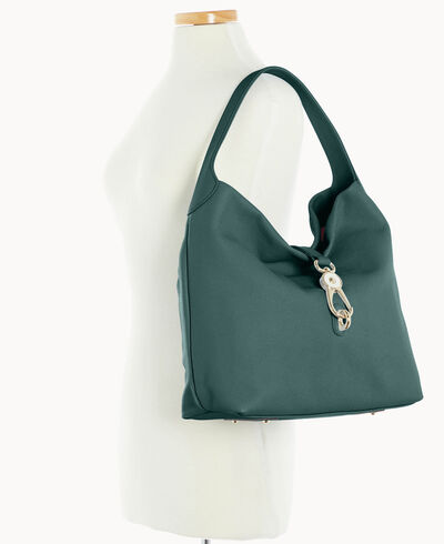 Belvedere Logo Lock Shoulder Bag