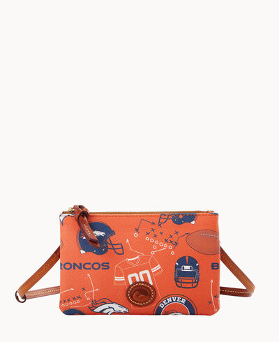 NFL Broncos Top Zip Crossbody