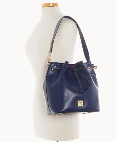 Saffiano Drawstring