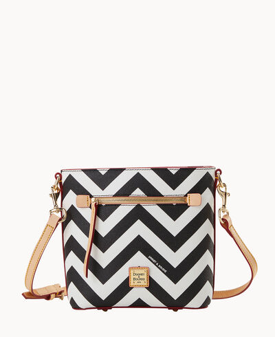 Chevron Small Zip Crossbody