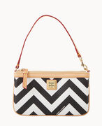 Chevron Large Slim Wristlet