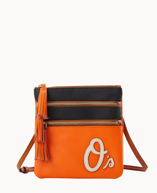 MLB Orioles Triple Zip Crossbody