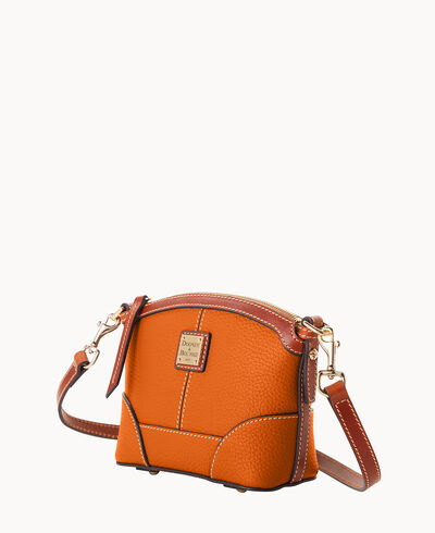 Pebble Grain Mini Domed Crossbody